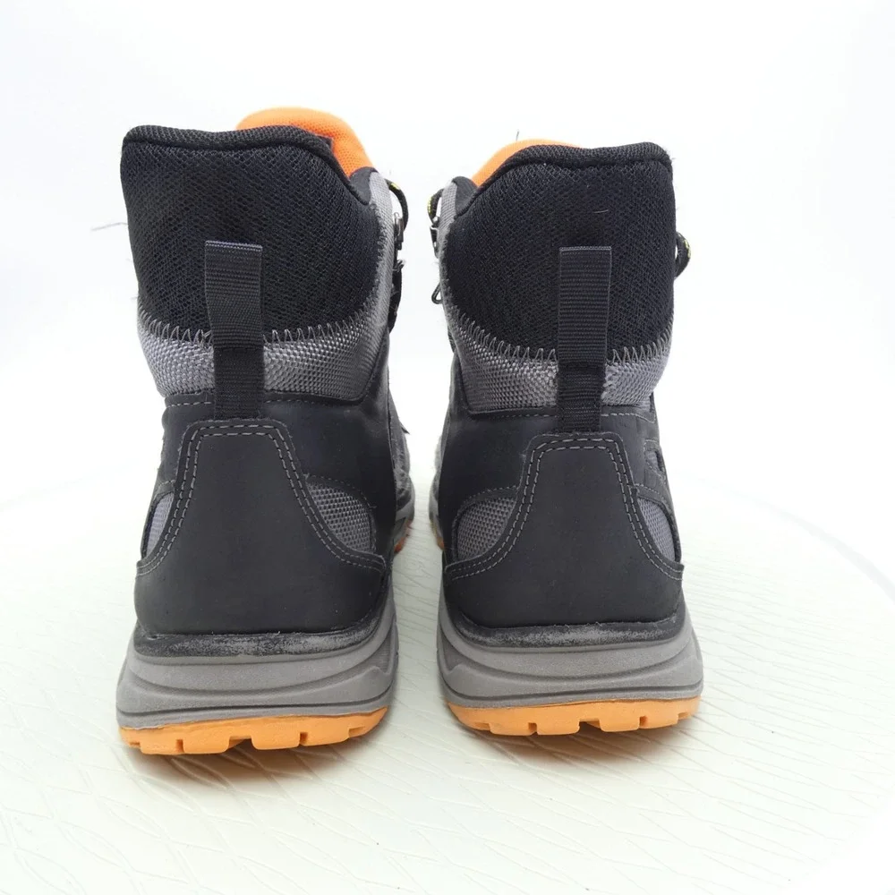 Fila Tex Technology Mens US 6.5 Hiking Boots Gray Black Waterproof Ankle Boots